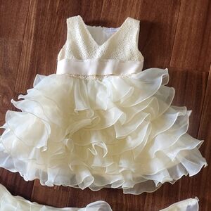 Elegant Cream Kids Dress